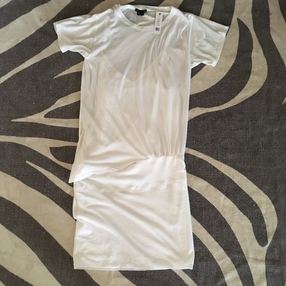 Theory Dresses & Skirts - NWT Theory Dress Classic White Tee Size Small